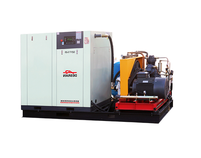 Screw Compressor with Booster